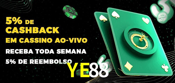 Promoções do cassino ao Vivo YE88